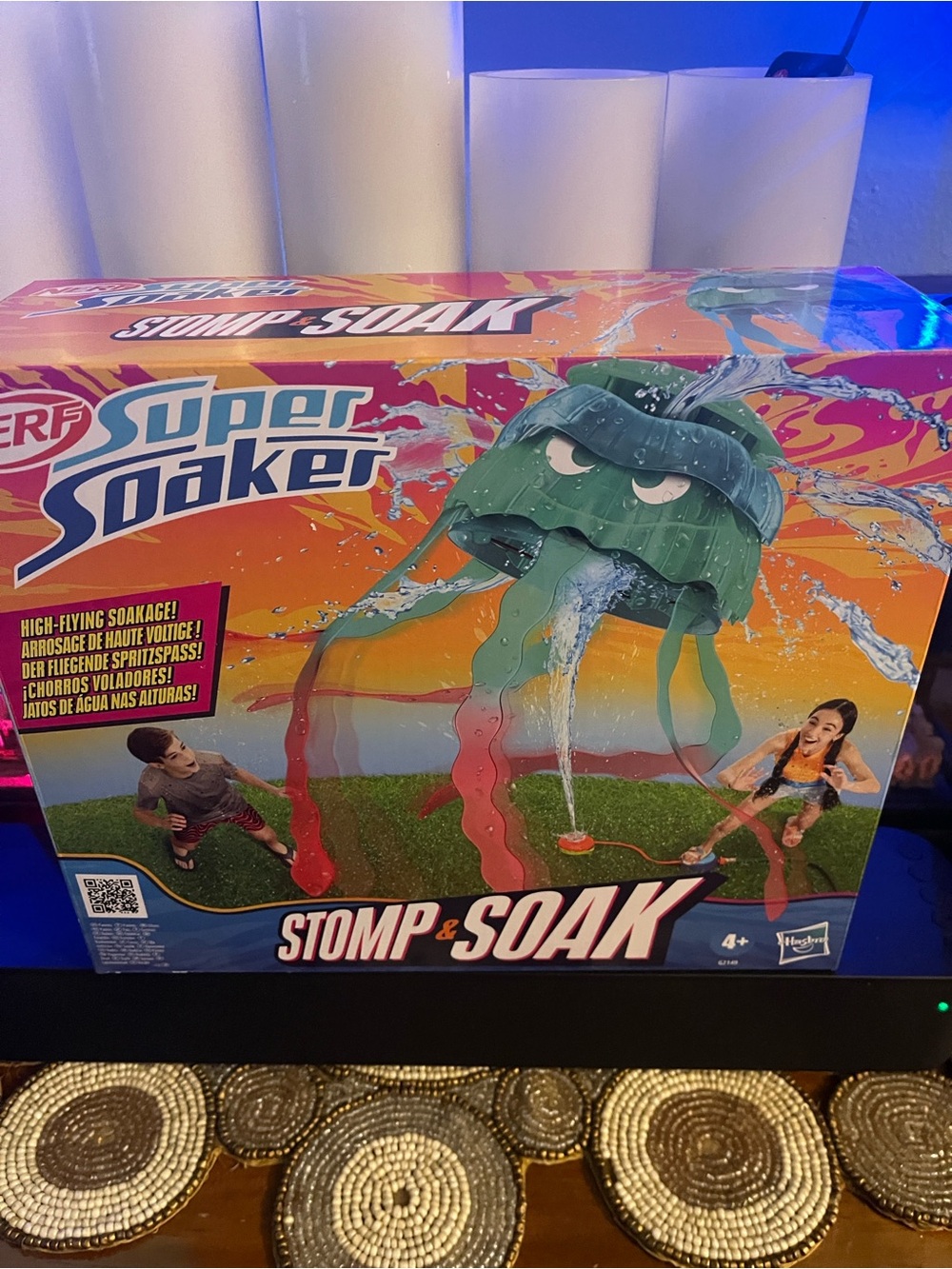 Nerf Super Soaker Stomp & Soak Water Launcher - Green with Red Tentacles